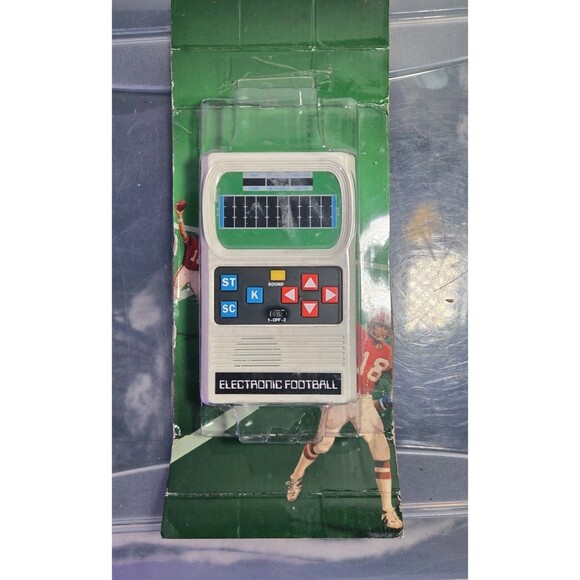 Vintage Style Electronic Football Handheld Game Retro 70s Reissue New Sealed - Picture 1 of 2
